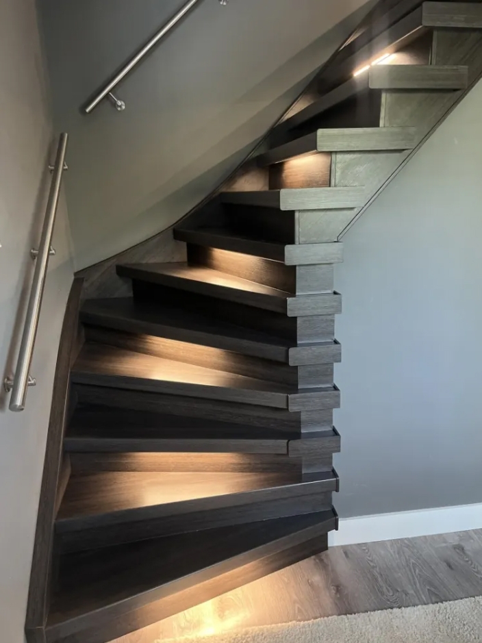 Eindresultaat nieuwe trap